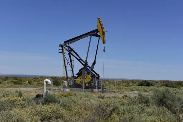 Oljeutvinningspump Patagonien Argentina — Stockfoto