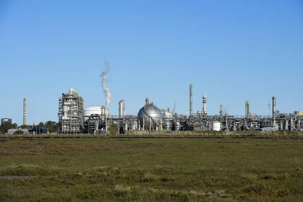 Arjantin Petrokimya Endüstrisinin Sanayi Tesisleri Patagonya Arjantin — Stok fotoğraf