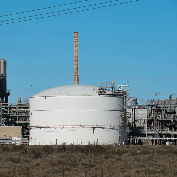Industriële Installaties Van Argentijnse Petrochemische Industrie Patagonië Argentinië — Stockfoto
