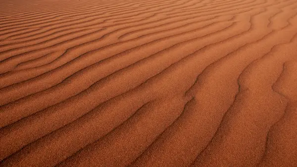 Přírodní Vzory Tvary Písku Způsobené Větrem — Stock fotografie