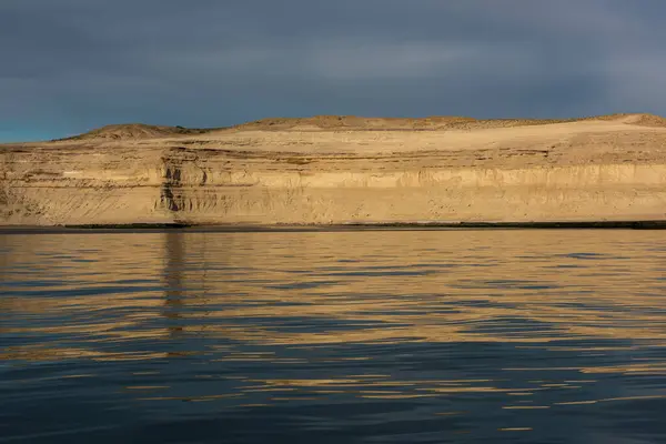 Halbinsel Valdes Küstenlandschaft Weltkulturerbe Patagonien — Stockfoto