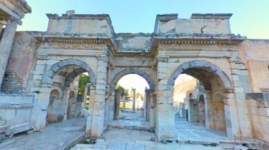  Library of Celsus is an ancient Roman building at the Ephesus Archaeological Site