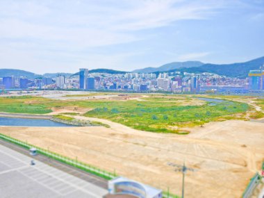 Busan, South Korea, 1st of Jan 2025, Busan port terminal is the largest port in South Korea, located in the city of Busan, South Korea