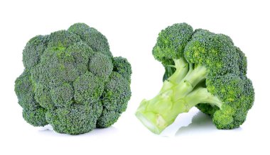 Broccoli isolated on white background clipart