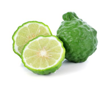 Bergamot fruit isolated on white background clipart