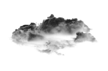 Beyaz arkaplanda bulut