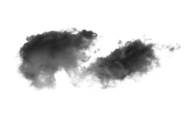 Beyaz arkaplanda bulut