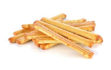 Beyaz arka plan üzerinde izole sopa ekmek