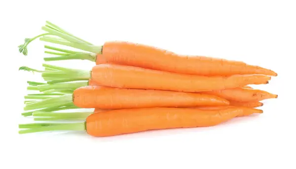 Zanahorias Frescas Zanahoria Bebé Aislada Sobre Fondo Blanco Fotos De Stock Sin Royalties Gratis