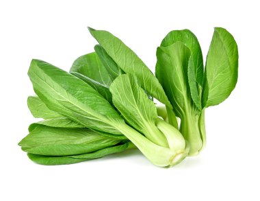 Çin lahanası (Çince lahana) üzerinde beyaz izole.