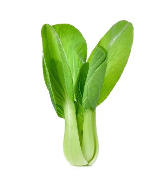 Çin lahanası (Çince lahana) üzerinde beyaz izole.