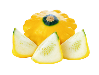 Sarı pattypan şeffaf png kabağı