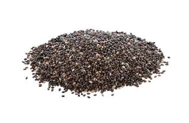 Chia çekirdekleri şeffaf png