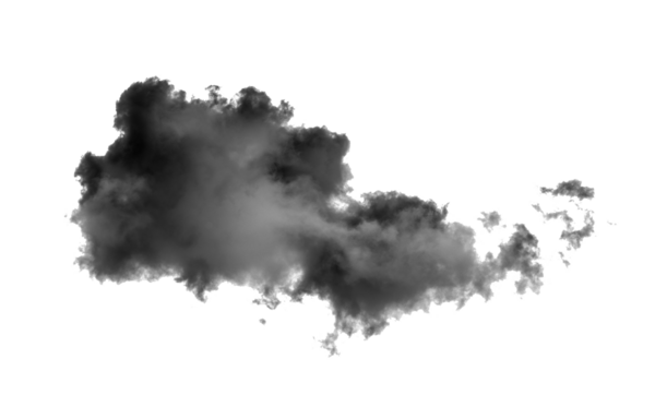 bulutlar siyah ve beyaz şeffaf png
