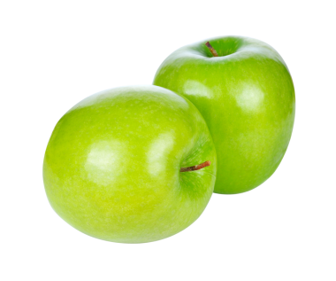 Yeşil elma şeffaf png