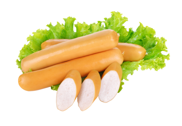 Sosisler haşlanmış şeffaf png