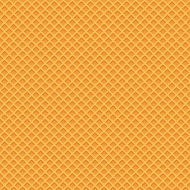 Kare biçiminde kusursuz altın renkli waffle arkaplan deseni çizimi