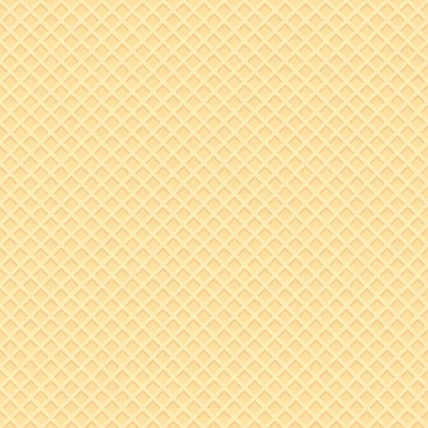 Ілюстрація Яскраво Жовтого Білого Кольору Смачний Хрусткий Вафельний Фон Безшовний — стоковий вектор
