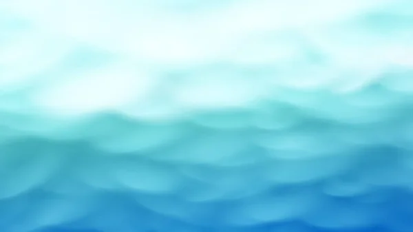 抽象的な青の波のデザインの背景のイラスト — ストックベクタ