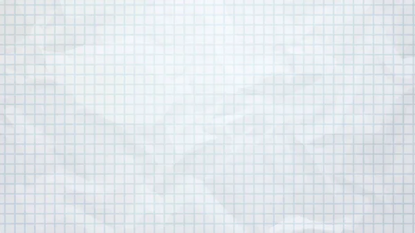 Ілюстрація Використаного Списку Білого Паперу Блокнота Синіми Кольоровими Клітинами Реалістичному — стоковий вектор