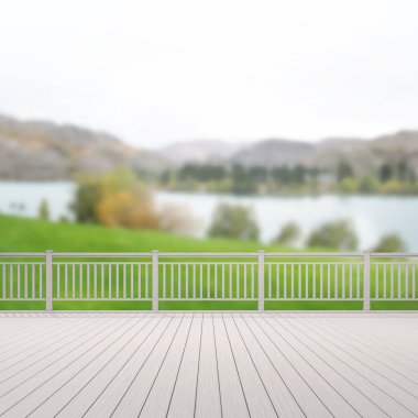 Balkon ve Teras, doğa arka plan bulanıklık