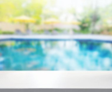 Masa üstü ve Görüntü Yüzme Arkaplan Havuzu