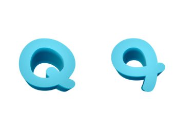 3D Hazırlama Yazı Tipi Çizgi Filmi Biçimi Küçük Harf ve Büyük Harf