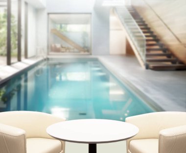 Masa üstü ve Görüntü Yüzme Arkaplan Havuzu