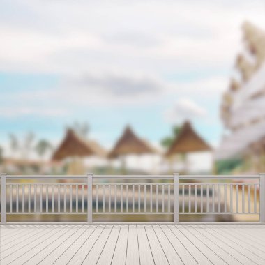 Balkon ve Teras dış arka plan bulanıklık