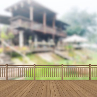 Balkon ve Teras dış arka plan bulanıklık