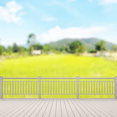 Balkon ve Teras, doğa arka plan bulanıklık