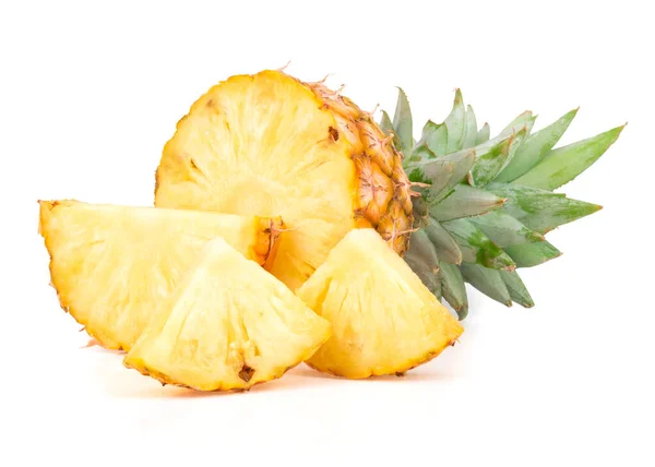 Zoet Fris Sappig Gezond Close Ananas Dessert Tropisch Vitamine Voedsel — Stockfoto