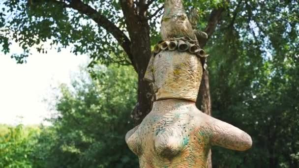 Ukraine Opishne Août 2023 Musée Ukrainien Céramique Statues Traditions Ukrainiennes — Video