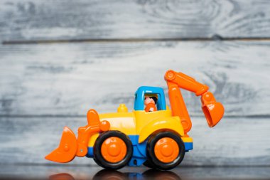 Children's toy car, light background