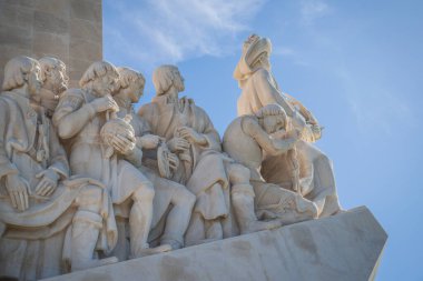 June 10, 2019, Lisbon, Portugal - Iconic Monument of the Discoveries standing tall against Lisbon's skyline, celebrating Portugal's rich maritime history and exploration legacy. clipart