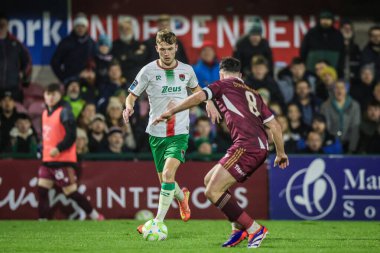 14 Şubat 2025, Cork, İrlanda, SSE Airtricity Men 's Premier Division: Cork City FC 2 - Galway United 2;