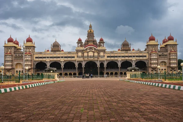 Mysore Palace Karnataka India 2022 Szeptember Történelmi Nagy Mysore Palotába Stock Fotó