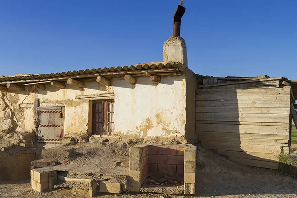 İspanya 'daki Bardenas Reales' in çöl manzarası