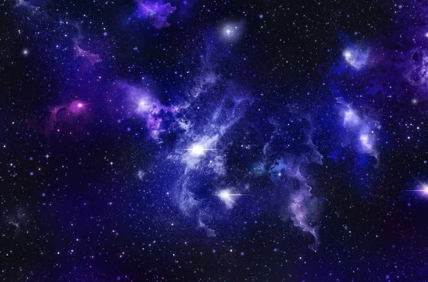 雰囲気暗い背景で星と銀河の宇宙 — ストック写真
