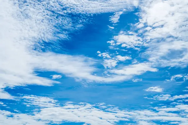 Clouds Blue Sunny Sky White Clouds Blue Sky Aerial View — Stock Fotó