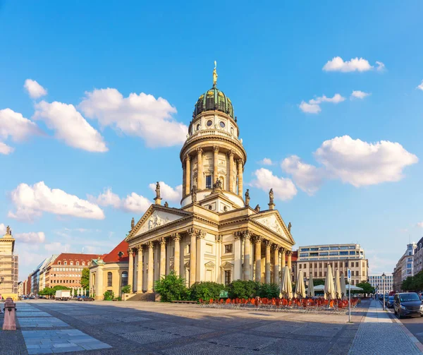 stock image The New Church or the German Church on the Gendarmenmarkt, Berlin, Germany.