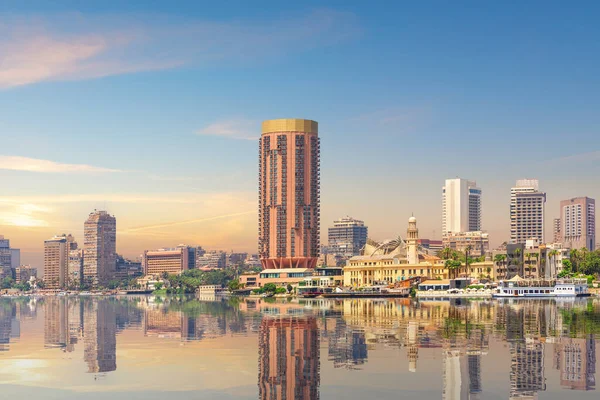 Smuk Udsigt Gezira Øen Nilen Det Centrale Cairo Egypten - Stock-foto