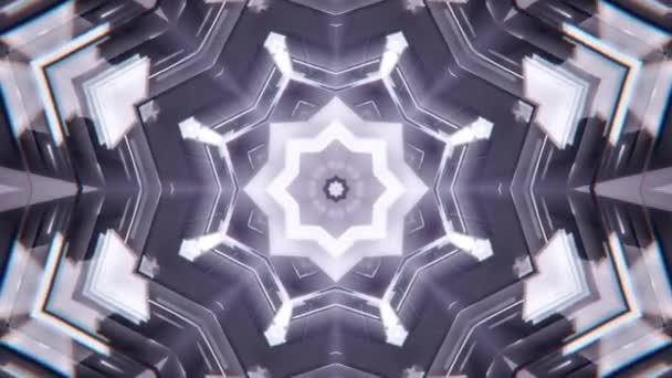Colorful Looped Kaleidoscopic Background Title Credits Intro Sequences Videoclipes Meditações — Vídeo de Stock