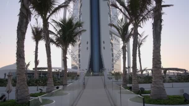 Burj Arab Gratte Ciel Dans Les Émirats Arabes Unis Entouré — Video