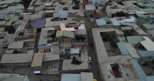 Drone Sorvola Complesso Architettonico Poi Kalon Tra Vecchie Case Bukhara — Video Stock