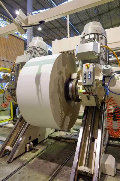 Maszyny Fabryce Papieru — Zdjęcie stockowe