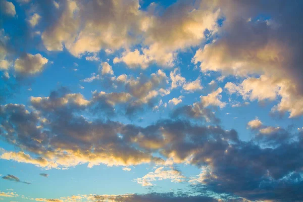 Obloha Mraky Při Západu Slunce — Stock fotografie