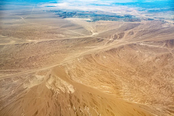 Вид Воздуха Дорогу Высокогорье Пустыни Атакама Чили — стоковое фото