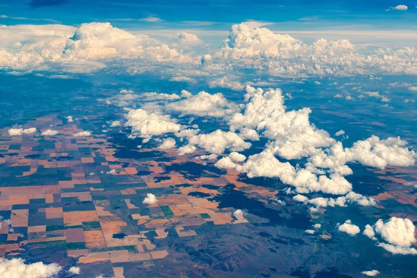 Letecký Pohled Farmy Spojených Státech — Stock fotografie