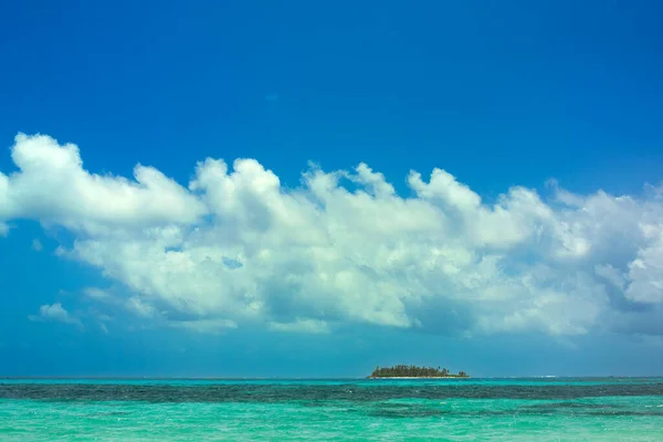 Маленький Ключ Острові Сан Андрес Морі Семи Кольорів Колумбія — стокове фото